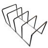 JDXQBLD Cd Rack Cd Storage Holder Iron Art Cd Storage Rack Desktop Display Rack Game Cd Rack Magazine Storage Rack (Black 26 * 12 * 12Cm) view 1