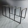 JDXQBLD Cd Rack Cd Storage Holder Iron Art Cd Storage Rack Desktop Display Rack Game Cd Rack Magazine Storage Rack (Black 26 * 12 * 12Cm) view 2