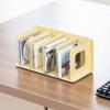 JDXQBLD Cd Rack Cd Storage Holder Standard Cd Cases DVD Storage Box Desktop Display Rack Countertop Media Storage Rack (Wood Color 34 * 16 * 16Cm) view 2