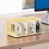 JDXQBLD Cd Rack Cd Storage Holder Standard Cd Cases DVD Storage Box Desktop Display Rack Countertop Media Storage Rack (Wood Color 34 * 16 * 16Cm) view 3