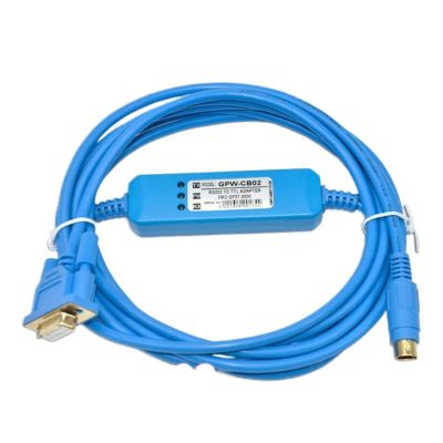 Bubupig GPW-CB02 Suitable GP3000 Below GP37W2 HMI Touch Screen Programming Cable GPWCB02 (Color : GPW-CB02 withAdpater, Size : 2-3M)