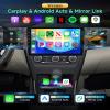 4G+128G Car Radio for Nissan Sentra 2013-2017 Stereo 10.1 inch in-Cell Screen Full Touchscreen Wireless CarPlay/Android Auto Android 15 Bluetooth DSP FM/RDS GPS WiFi SWC AHD Backup Camera view 3