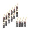 100pcs Banana Plug Brass Wire Braided Gold-Plated Audio Amplifier Wiring Pin Type Plug Braided Wire Banana Connector view 1
