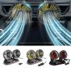 GRABLOOM Auto Cooling Fan Head 360 Rotation Cooling Fan for Truck SUV Home Office 12/24V USB Fan 2 Wind Speed Adjustable Cooling Fan view 3