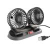 GRABLOOM Auto Cooling Fan Head 360 Rotation Cooling Fan for Truck SUV Home Office 12/24V USB Fan 2 Wind Speed Adjustable Cooling Fan view 1