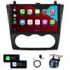 2+64G- for Nissan Altima 2008-2012 Manual A/C Car Radio with Wireless Carplay/Android Auto,Android Car Stereo 9inch Touch Screen GPS Navigation WiFi Bluetooth FM/RDS Mirror Link SWC Backup Camera view 1