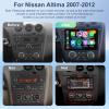 2+64G- for Nissan Altima 2008-2012 Manual A/C Car Radio with Wireless Carplay/Android Auto,Android Car Stereo 9inch Touch Screen GPS Navigation WiFi Bluetooth FM/RDS Mirror Link SWC Backup Camera view 2