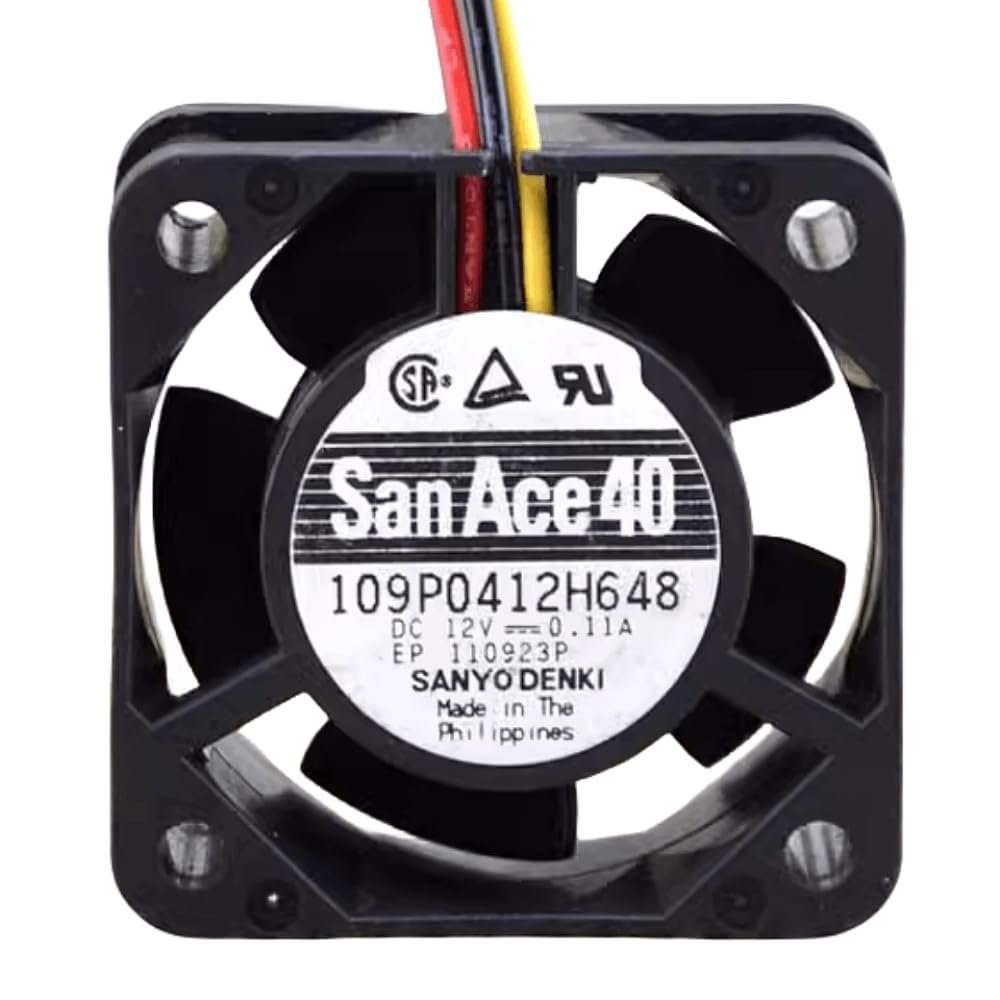 109P0412H648 12V 0.11A 40MM Fan - 4020 4CM 3-Wire Cooling Fan