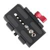 CAMVATE Quick Release Base Plate + Camera Clamp Mount + 1/4"-20 Female to 3/8"-16 Male view 4
