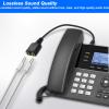 XMSJSIY RJ9 to 3.5mm Headsets Adapter Telephone Phones MIC Audio Splitter Adapter Cable RJ9 4P4C Male to 3.5mm Jack Headphone Microphone Audio Cable - 27CM/10inch view 4