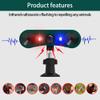 keeda Solar Motion Sensor Alarm 130db Loud Dual Speaker Motion Detector Alarm Strobe Light 4 Modes Alarm Siren Waterproof for Farm, Barn, Villa, Home, Yard, Barn (2 PCS) view 3