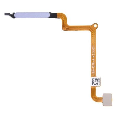 Back Home Button Touch ID Key Fingerprint Sensor Flex Cable Replacement Part for Xiaomi Redmi 13C - Purple