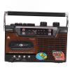 with 4 Band (AM, FM, SW1, SW2), Cassette Player AM FM Radio, Casette Tape Player Recorder with Earphone Jack, Support Storage Card and USB (US Plug) view 1