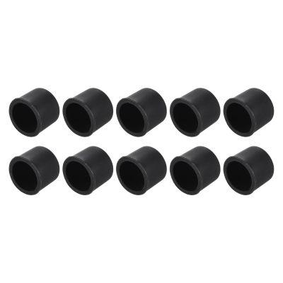 Rebower Anti Dust Cap Cover RCA Female Connector Socket Jack Plug Protector,[for Micro Female Port,for DVD Amplifier] - 10 x 8.5mm/Black /10 Pcs