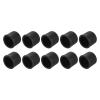 Rebower Anti Dust Cap Cover RCA Female Connector Socket Jack Plug Protector,[for Micro Female Port,for DVD Amplifier] - 10 x 8.5mm/Black /10 Pcs view 1