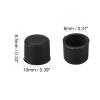 Rebower Anti Dust Cap Cover RCA Female Connector Socket Jack Plug Protector,[for Micro Female Port,for DVD Amplifier] - 10 x 8.5mm/Black /10 Pcs view 2