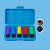 ADSFASF Wheel Socket Set,Socket, Wrench Set with Storage Case, Drive Angle 1/2" Protective Wheel Impact Socket Set for Husband, Men, 4 Piece kit/116 (Color : 5 Piece Kit) view 3