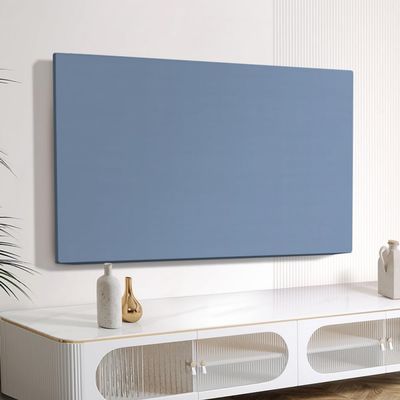 GSGC TV Cover TV Dust Cover 42Inch-100Inch Solid Color Elastich Modern High-end TV Screen Protector Universal LCD/LED Display Protection Cover Indoor Art Decoration Cloth-Blue||100inch