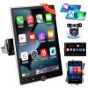 [2G+64G] Android 13 Single Din Vertical Car Stereo Rotatable 10.4 inch Touch Screen Radio with Carplay/Android Auto/EQ Audio/Bluetooth 4.2/SWC/GPS Navigation/FM RDS Radio +Backup Camera view 1