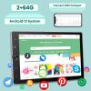 [2G+64G] Android 13 Single Din Vertical Car Stereo Rotatable 10.4 inch Touch Screen Radio with Carplay/Android Auto/EQ Audio/Bluetooth 4.2/SWC/GPS Navigation/FM RDS Radio +Backup Camera view 2