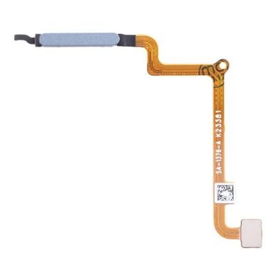 Back Home Button Touch ID Key Fingerprint Sensor Flex Cable Replacement Part for Xiaomi Redmi 13C - Grey