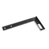 ADSFASF Carpenter Square Layout Tool Carpentry Ruler Lightweight Accurate Scribing with Insertion Hole Marking Tool Right Angle Ruler/268, Black view 2