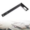 ADSFASF Carpenter Square Layout Tool Carpentry Ruler Lightweight Accurate Scribing with Insertion Hole Marking Tool Right Angle Ruler/268, Black view 4