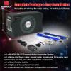 H YANKA AYOCK SKA-TS12M 12" Compact Active Subwoofer System, 1200W Car Audio Bass Subwoofer, 300W RMS SUB with Built-in Amplifier, Easy Installation, Powerful Deep Bass for Car Trunk view 4