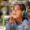 Headphone Kids Volume Limited 85/94dB Wired Over-Ear/On-Earr Foldable Headset with Inline Cable Aux 3.5mm Cord Mic for Toddler Child Back to School Pad Tablet Mexico Deepblue view 3