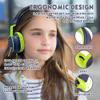 Headphone Kids Volume Limited 85/94dB Wired Over-Ear/On-Earr Foldable Headset with Inline Cable Aux 3.5mm Cord Mic for Toddler Child Back to School Pad Tablet Mexico Deepblue view 4