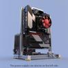 DIY Open Frame PC Chassis, Aluminum Computer Case, Supports ATX Motherboard, Excellent Cooling, Type-C Support view 2