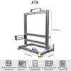 DIY Open Frame PC Chassis, Aluminum Computer Case, Supports ATX Motherboard, Excellent Cooling, Type-C Support view 4
