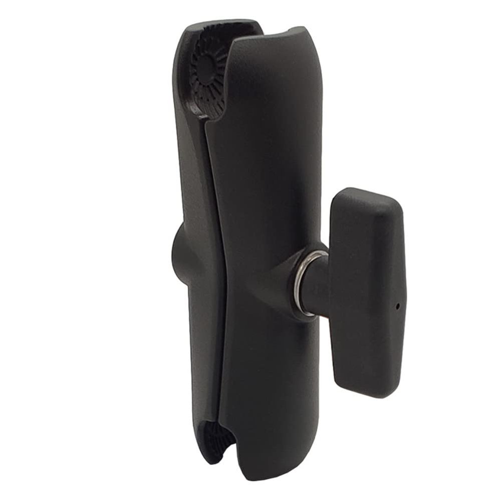Kqcibz 15CM Length Aluminium Alloy Double Socket Arm for RAM with 1.5 Inch Ball Base Mount Motorcycle Camera Extension Arm, Black, 500272774A2