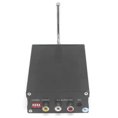 Kqcibz 16CH TV Signal Transmitter UHF Wireless Video TV Transmitter Set Top Box to TV Transmission AV to UHF-TV PAL-D Format Spare Parts, Black, 500437272