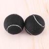 Kqcibz 2 PCS Precut Walker Tennis Ball for Furniture Legs and Floor Protection, Heavy Duty Long Lasting Felt Pad Covering,Black view 4