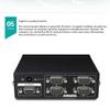 Kqcibz MT-RS104 Active Serial RS232 Splitter 1 to 4 RS232 Bi-Direction Switcher Splitter 4 to 1 with Power Adapter-US Plug, black, 500254148A1 view 3