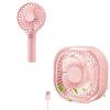 Ambandier Small USB Desk Fan and Handheld Fan view 1
