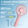 Ambandier Small USB Desk Fan and Handheld Fan view 3