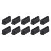 Rebower Anti Dust Cap Cover Silicone Micro Male Port,[for Micro Female Port,for Laptop Port] - 10 x 2.5mm/Black /10 Pcs view 1
