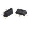 Rebower Anti Dust Cap Cover Silicone Micro Male Port,[for Micro Female Port,for Laptop Port] - 10 x 2.5mm/Black /10 Pcs view 2