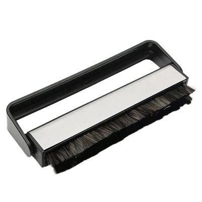 Kqcibz Anti-Static Vinyl Record Cleaner Brush, Cleaning Brush for Vinyl/LP Records and Speakers, black&silver, 500261592