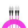 Buacoz 15Meter 49ft OM4 Multimode Fiber Patch Cable FC/UPC to FC/UPC Fiber Optic Cable, 50/125m LSZH Duplex Fiber Jumper,for SFP Transceiver, Router, Fiber Networks view 1