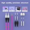 Buacoz 15Meter 49ft OM4 Multimode Fiber Patch Cable FC/UPC to FC/UPC Fiber Optic Cable, 50/125m LSZH Duplex Fiber Jumper,for SFP Transceiver, Router, Fiber Networks view 4