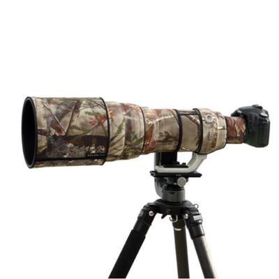 Rolanpro Camouflage Lens Cover for Canon EF 600mm F/4 L is II USM Raincover Lens Protection Sleeve Case-#20 Jungle camo Waterproof