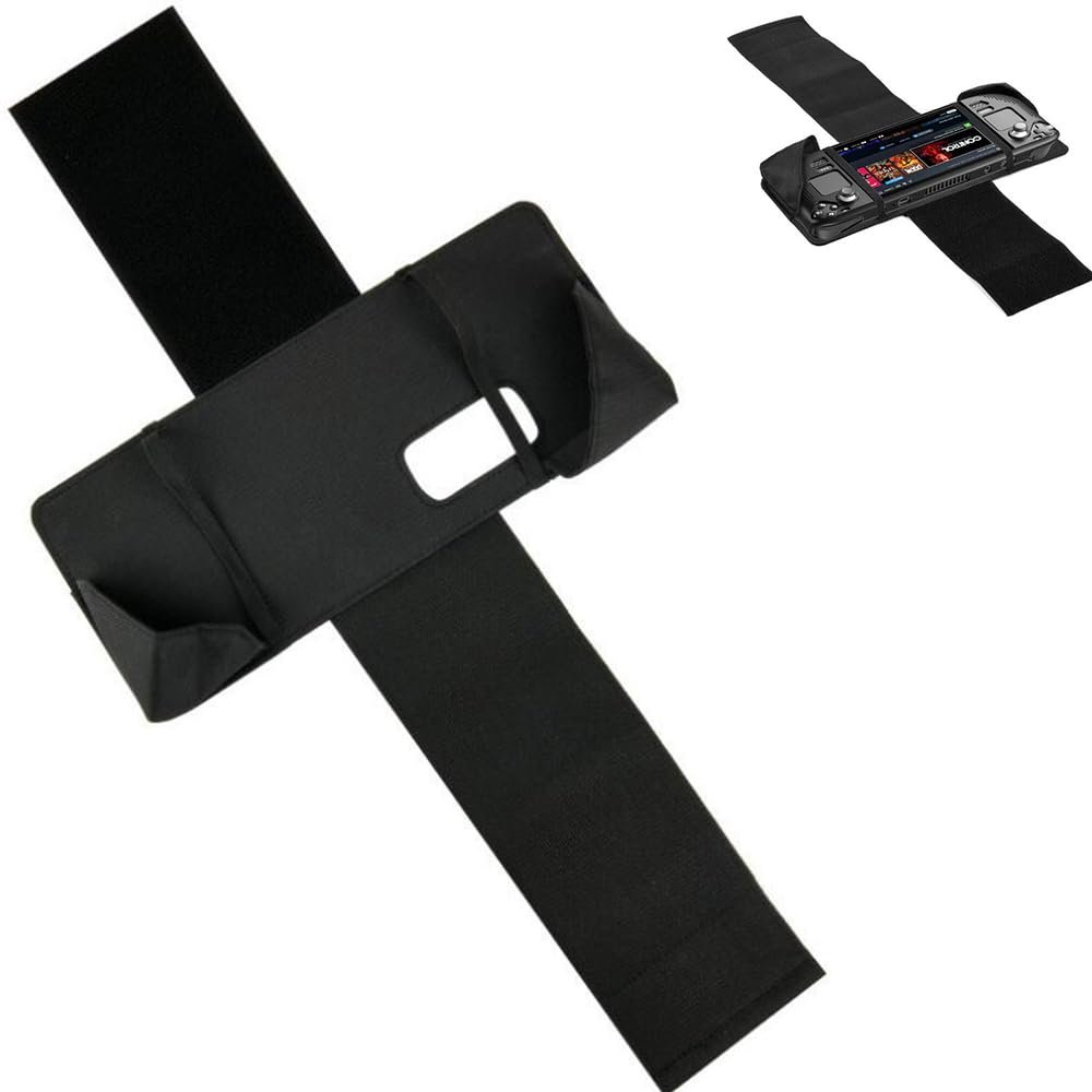 Coyktonty Car Headrest Mount Holder Seat Mount Holder Compatible with Steam Deck, Game Machine Steam Deck Holder for Car Back Seat Travel Accessories