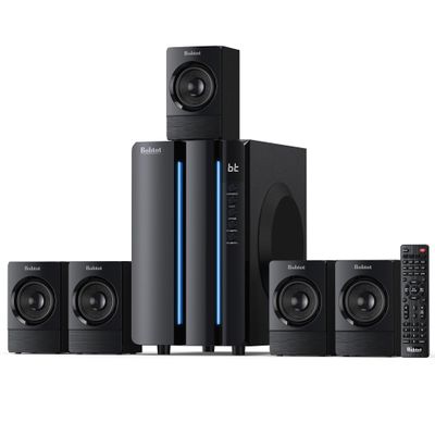 Bobtot Surround Sound Systems Home Theater System, 6.5" Subwoofer