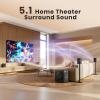 Bobtot Surround Sound Systems Home Theater System, 6.5" Subwoofer view 2