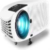 SAeWare Small Projector Outdoor Movie Projector with 200Inch Projector Screen, 1080P Supported Compatible with TV Stick, Videos, HDMI,USB,TF,VGA,AUX,AV view 2