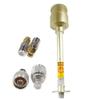 Kqcibz 5G 4G Antenna Feed Dual Band 1700-2700Mhz 3300-3800Mhz 2x30Dbi Feedhorn Long Range Mimo 5G STC Zain Mobily Dish Grid(A) Easy Install, Gold, 500409179A1 view 1