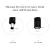 1FT 12V DC Power Extension Cable 5.5mmx2.5mm 18AWG Male to Female Extension Cable Barrel Connector for CCTV Surveillance Camera LED Light Bar Router Projector Printer 2PCS view 2